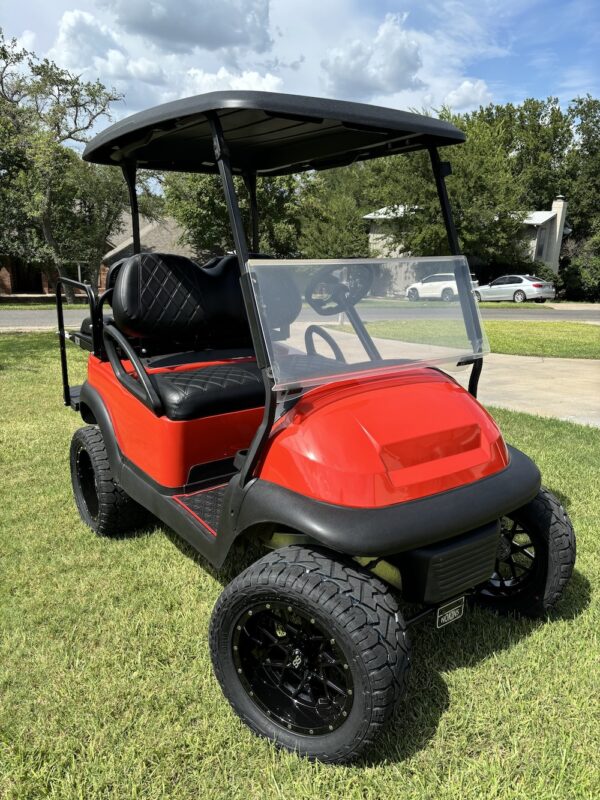 Club Car Precedent, 6" lift, Custom Paint, Custom Wheels and Tires, Rear Seat, 20+ mph!